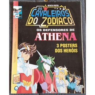 Revista Pôster Cavaleiros do Zodíaco Nª 2 Defensores De Athena