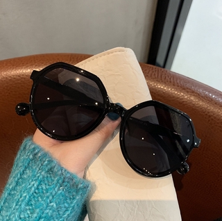Fashion Lady Sunglasses Retro Round Brown Shades Female Eyewear Women Vintage UV400