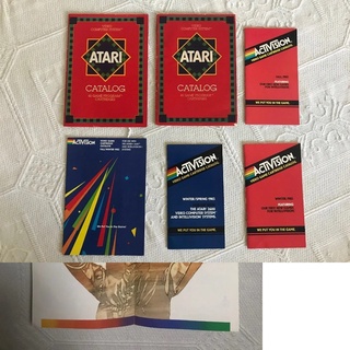 Catalogos de Jogos Atari 2600 e Activision