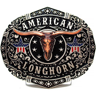 Fivela Cowboy Rodeio American Longhorn Original Especial (1)