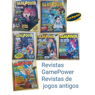 REVISTAS GAMEPOWER de 1992, 1993 e 1994 - revistas de jogos antigas para colecionadores