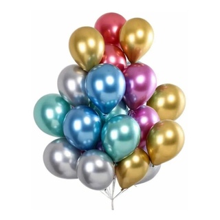 50 Balão Redondo Metalizado N°9 Pic Pic Bexiga Decoração Festas Aniversário Fotografia Booking (2)