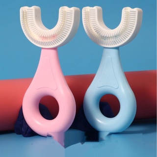 2-12 Years Old U-shaped Children Baby Soft Toothbrush Children Oral Cleaning Tool (2)