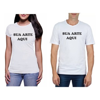 Camisetas 1 estampa Personalizada Unissex masculino ou feminino adulto ou infantil Com 1 Estampa Foto Imagem Sua Arte Aqui