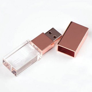 Pen Drive Vidro e Metal - USB 2.0 (Minimo de 5 peças - Personalizado) (4)