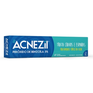 Acnezil Limpeza de pele Cravos Espinhas tratamento da acne 20g