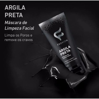 Bisnaga Argila Preta 30g - Máscara de Limpeza Facial - Argila Preta Fashion - Limpa Poros e Remove os Cravos - 01 Unidade (3)