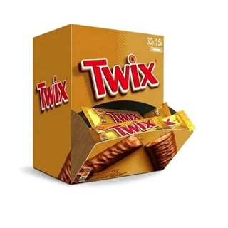 Chocolate Twix Original Caixa com 30 Unidades de 15g cada. (1)
