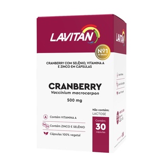 Lavitan Cranberry com 30 cápsulas Oficial
