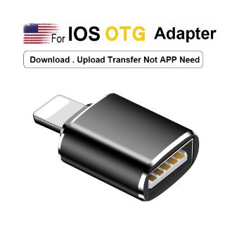 Otg Usb Flash Drive / Adaptador Conversor Para Ios 13 Versão 7 8 6 S Plus X Para Iphone Usb3.0 Adaptador (1)