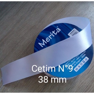 Fita de cetim liso N°9 38 mm (1metro) (3)