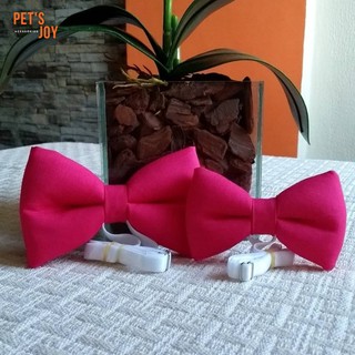 Laço Pet Tiara (Pelo Curto): Pink (com Elástico Regulável) PP/P/M/G (Cachorro ou Gato)