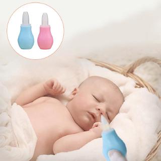 Aspirador Nasal de Silicone Manual para Bebê Bomba de Sucção para Limpeza de Nariz