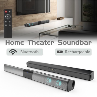 Wireless Sound Bar RGB Bluetooth Hifi Speaker Soundbar Box for Home TV Home Theater Audio