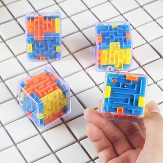 3D Cube Quebra-cabeça Labirinto Brinquedo Mão Jogo Estojo Caixa Divertida Cérebro Jogo Desafio Brinquedos Fidget Melhor (8)