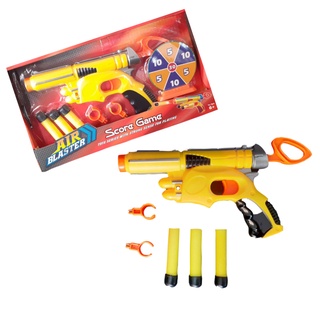 Pistola de Brinquedo Arminha de Dardos + 3 Dardos + Alvo