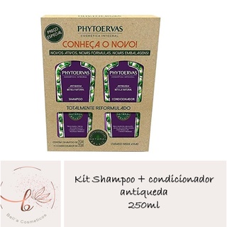 Kit Antiqueda Phytoervas (Shampoo 250ml + Condicionador 250ml) Bétula Natural