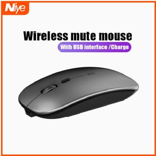 Niye Rato Sem Fio 2.4GHz Optical Mouse Ergonomis Recarregável Usb Rato Mudo Mouse Conjunto Do Computador Mouse
