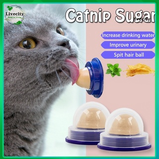 Gato Nutritiva Cremoso De Cor Lisa Para Açúcar / Doces / Catnip / Bola De Energia / Pet / Lanche