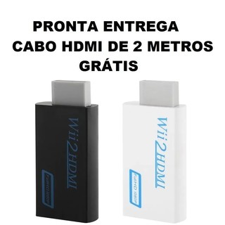 Wii2hdmi - Adaptador Conversor Wii + Cabo Hdmi no Brasil Envio Imediato