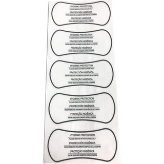 Protetor Higiênico Plástico Transparente para Calcinhas Biquínis Maiôs Padrão Pacote com 100 unidades Preto (2)
