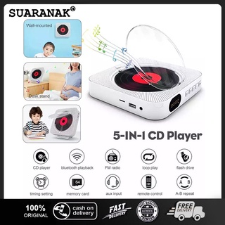 Novo Leitor De CD-Montado Na Parede Multimedia Player Bluetooth Speaker Inglês Máquina De Aprendizagem Para Crianças Prenatal Educação Rádio