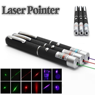 1 Pç Caneta Laser Pointer Vermelho / Azul / Verde Violeta / Claro Feixe
