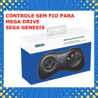 Controle M30 8bitdo Para Sega Mega Drive Genesis Sem Fio Original