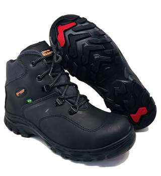 Bota Sapato Seguranca Trabalho C.a Conforto Bico Pvc 410 (1)
