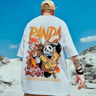 Camiseta Masculina Manga Curta Estampa De Panda Kung Fu (1)