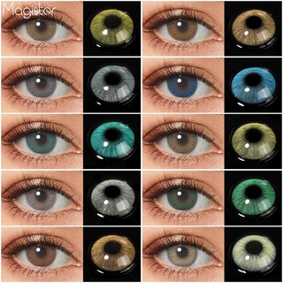 Magister HIDROCOR Lente de contato Colorida Natural Para Maquiagem Olhos 14.0mm 1 Par