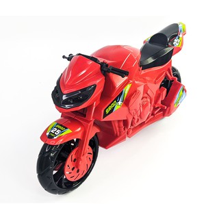 Brinquedo Infantil Moto Esportiva Bandit Hornet CBR Grande 35cm Menino Garoto Presente Dia das Crianças