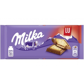 Milka LU Chocolate e biscoito Importado