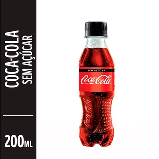Fardo Coca-Cola Pet com 12 unidades 200ML cada Tradicional/zero (4)