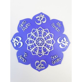 Mandala Hoponopono 20cm Decorativa Esoterica Prosperidade