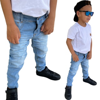 Kit 3 Calça jeans Infantil Masculina Skinny Estilosa (3)