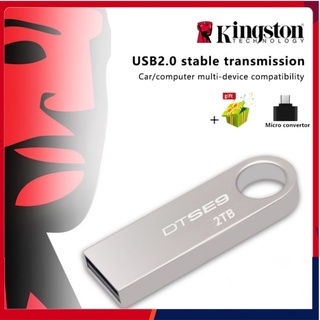 Kingston Pendrive 2TB De Metal À Prova D'água De Alta Velocidade USB 2.0 Flash Drive Pen