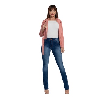 Calça Jeans Flare Feminino Biotipo Cintura Media Lançamento