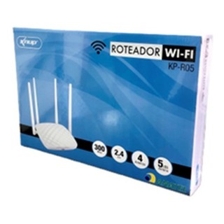 Roteador Wireless Wifi 300mbps 2.4ghz 4 Antenas 5dbi Kp-r05