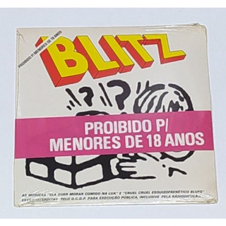Blitz - 1° Compacto de vinil Lacrado (P)1983 - Com tarja de de censura - Item Colecionador.