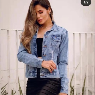 Jaqueta jeans feminina