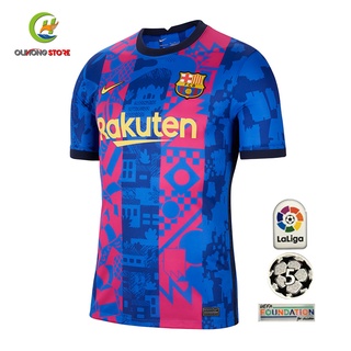 21/22 Barcelona third Away Camisa de futebol Uniformes de futebol 2021 / 2022 Camiseta