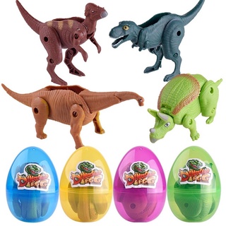Foredeer Brinquedos Para Crianças 1 Pc Ovos Surpresas De Páscoa Dinossauro Modelo De Brinquedo Deformado Dinossauros Ovo Para Crianças Coleção (1)