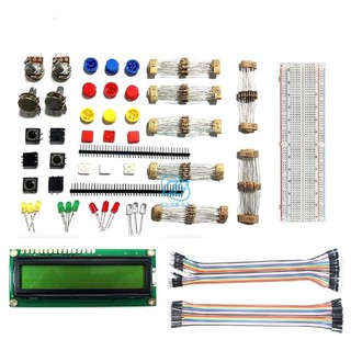 Kit Componentes Para Arduino Lcd, Protoboard, Jumpers, Leds