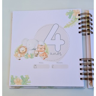 Livro do bebê personalizado / Álbum - Vários temas + brinde (7)