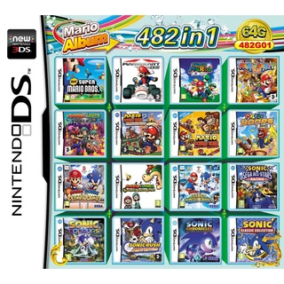 (Pronto Estoque) Cartão De Jogo 3ds 482in1 Coleção Jogo Para Nintendo 3ds Nds Ds Dsi Zelda Pokemon (1)