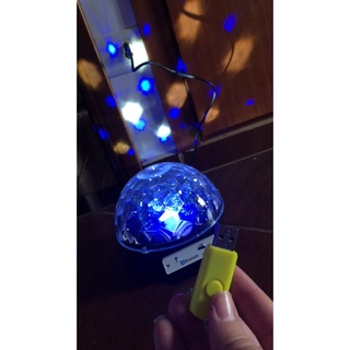 Bola Maluca Led Mp3 Projetor Holografico RGB Magic Ball Ligh - HQ10060