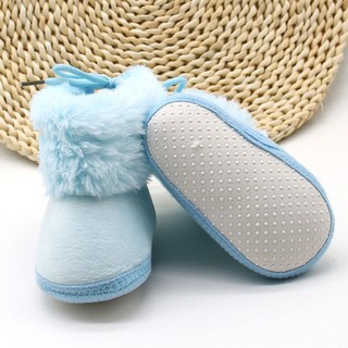 Baby Girl Booties Winter Soft Soled Keep Warm Toddler Meninas Meninos Sapatos De Berço (7)