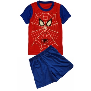 Pijama Infantil Estampa que Brilha no Escuro Homem Aranha (1)