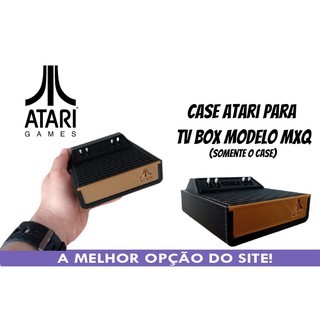 Case ATARI para TV BOX MXQ Caixa Protetora Game Retro - Envio Imediato